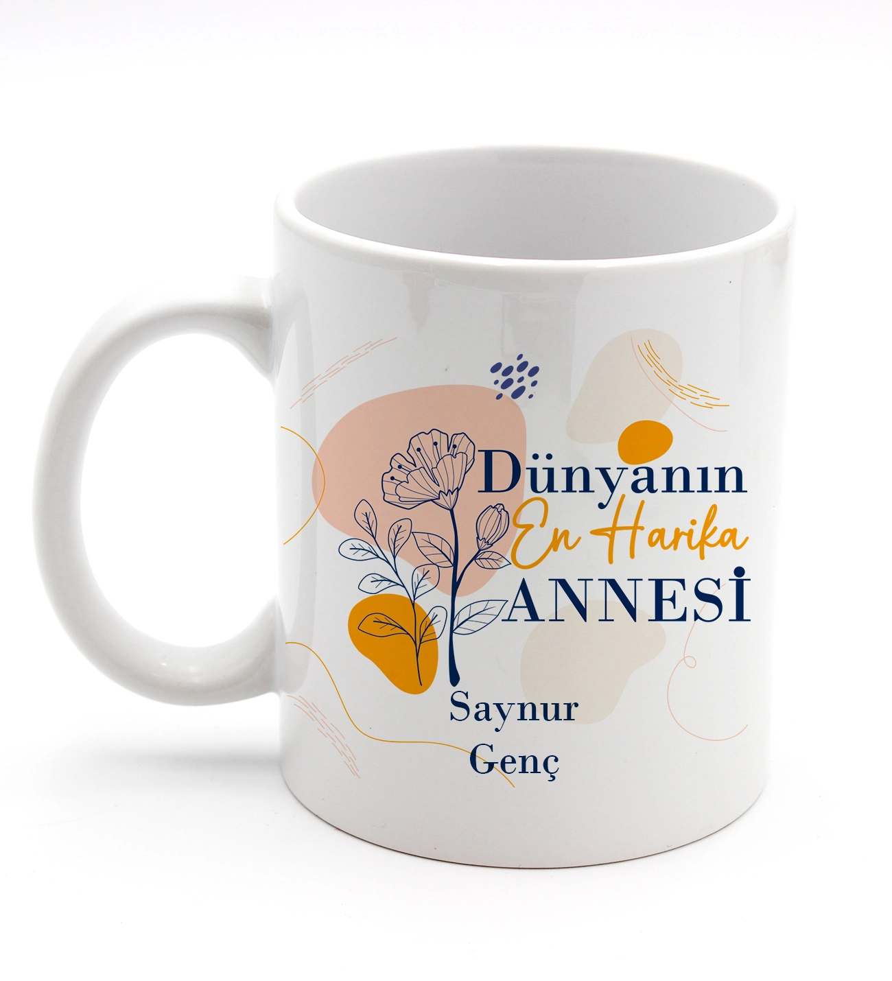 Kişiye Özel Dünyanın En Harika Annesi Tasarımlı Yastık&Kişiye Özel Kupa Hediye Kutusu